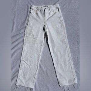Women's Straight Leg White Jeans - Classic Straight Fit